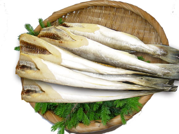 北海道産生干し氷下魚（こまい）特大5本パック